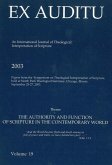 Ex Auditu - Volume 19: An International Journal for the Theological Interpretation of Scripture
