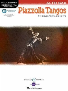 Piazzolla Tangos - Instrumental Play-Along for Alto Saxophone Book/Online Audio