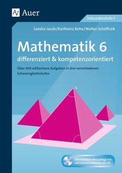 Mathematik 6 differenziert u. kompetenzorientiert - Jacob, Sandra;Scheffczik, Walter;Rohe, Karlheinz