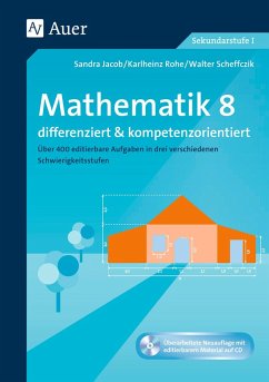 Mathematik 8 differenziert u. kompetenzorientiert - Jacob, Sandra;Rohe, Karlheinz;Scheffczik, Walter