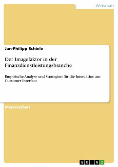 Der Imagefaktor in der Finanzdienstleistungsbranche (eBook, PDF)