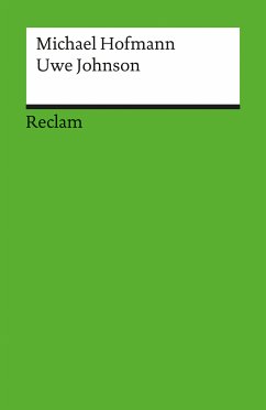 Uwe Johnson (eBook, PDF) - Hofmann, Michael