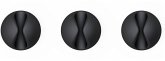 Bluelounge CableDrop 6er Pack, schwarz