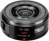 Panasonic Lumix 3,5-5,6/14-42 mm G X Vario PZ schwarz Objektiv für Micro FourThirds Panasonic Lumix 3,5-5,6/14-42 mm G X Vario PZ schwarz Objektiv für Micro FourThirds