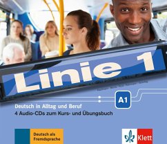 Linie 1 - 4 Audio-CDs zum Kurs- und Übungsbuch A1 / Linie 1 - Harst, Eva; Kaufmann, Susan; Moritz, Ulrike; Rodi, Margret; Rohrmann, Lutz; Scherling, Theo; Sonntag, Ralf