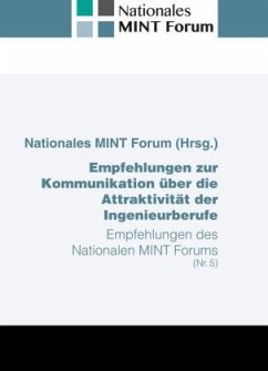 Cover Empfehlungen zur Kommunikation über die Attraktivität der Ingenieurberufe