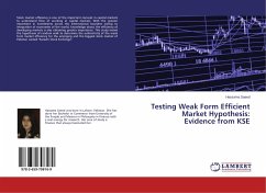 Testing Weak Form Efficient Market Hypothesis: Evidence from KSE - Saeed, Hassama