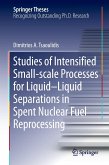 Studies of Intensified Small-scale Processes for Liquid-Liquid Separations in Spent Nuclear Fuel Reprocessing