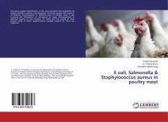 E coli, Salmonella & Staphylococcus aureus in poultry meat