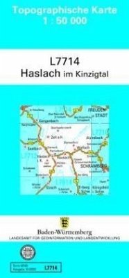 Cover Topographische Karte Baden-Württemberg, Zivilmilitärische Ausgabe - Haslach im Kinzigtal / Topographische Karten Baden-Württemberg, Zivilmilitärische Ausgabe