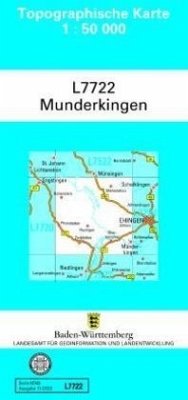 Topographische Karte Baden-Württemberg, Zivilmilitärische Ausgabe - Munderkingen / Topographische Karten Baden-Württemberg, Zivilmilitärische Ausgabe XV,1