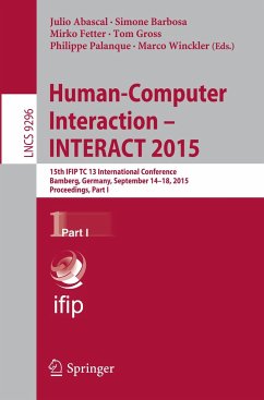 Human-Computer Interaction ¿ INTERACT 2015