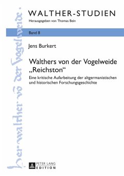 Walthers von der Vogelweide «Reichston» - Burkert, Jens