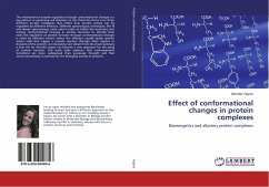 Effect of conformational changes in protein complexes