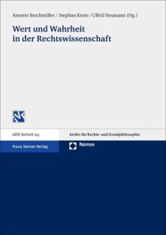Cover Wert und Wahrheit in der Rechtswissenschaft