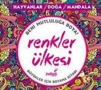 Renkler Ülkesi Hayvanlar - Doga - Mandala - Kolektif