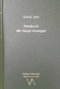 Handbuch der Haupt-Anzeigen