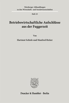 Cover Betriebswirtschaftliche Aufschlüsse aus der Fuggerzeit.