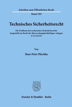 Technisches Sicherheitsrecht. - Plischka, Hans Peter