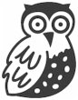 Stempel Mini Eule - Bild 1