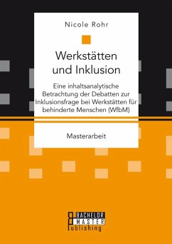 Werkstätten und Inklusion (eBook, PDF) - Rohr, Nicole