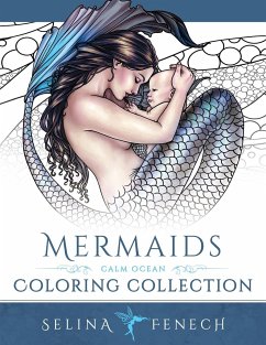 Mermaids - Calm Ocean Coloring Collection - Fenech, Selina