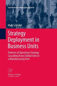 Strategy Deployment in Business Units - Schlickel, Maik