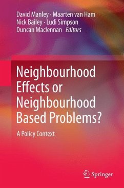 Neighbourhood Effects or Neighbourhood Based Problems?