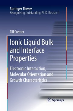 Ionic Liquid Bulk and Interface Properties - Cremer, Till