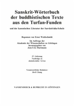 Nachträge zu akusala-mula / a-svas / Sanskrit-Wörterbuch der buddhistischen Texte aus den Turfan-Funden 27