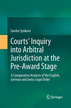 Courts' Inquiry into Arbitral Jurisdiction at the Pre-Award Stage - Synková, Sandra