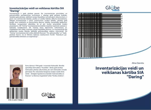 Inventariz¿cijas veidi un veik¿anas k¿rt¿ba SIA ''Daring''