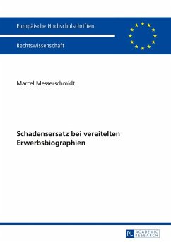 Cover Schadensersatz bei vereitelten Erwerbsbiographien