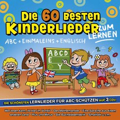 Die 60 besten Kinderlieder zum Lernen, 3 Audio-CDs - Familie Sonntag