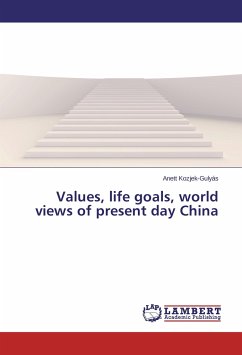 Cover Values, life goals, world views of present day China