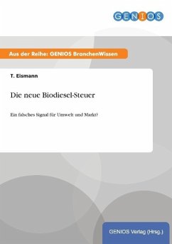 Die neue Biodiesel-Steuer Die neue Biodiesel-Steuer