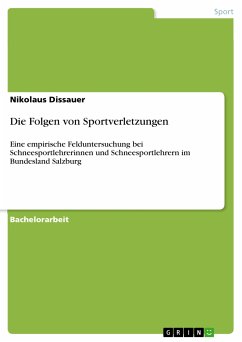 Die Folgen von Sportverletzungen (eBook, PDF) - Dissauer, Nikolaus