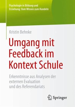 Umgang mit Feedback im Kontext Schule - Behnke, Kristin