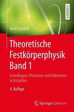 Theoretische Festkörperphysik Band 1 - Czycholl, Gerd