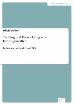 Cover Training und Entwicklung von Führungskräften (eBook, PDF)