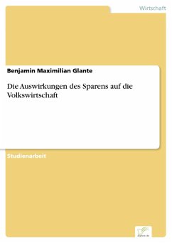 Cover Die Auswirkungen des Sparens auf die Volkswirtschaft (eBook, PDF)