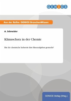 Klimaschutz in der Chemie - Schneider, A.
