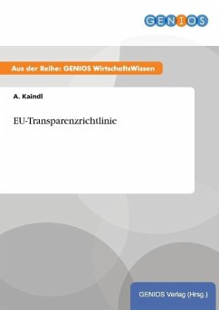 EU-Transparenzrichtlinie - Kaindl, A.