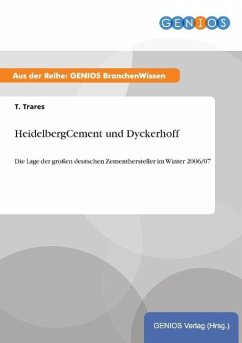 HeidelbergCement und Dyckerhoff - Trares, T.