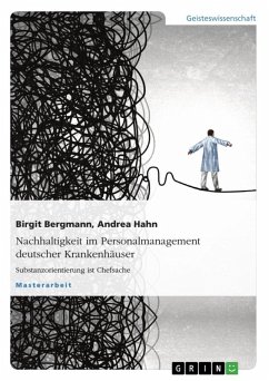 Nachhaltigkeit im Personalmanagement deutscher Krankenhäuser (eBook, ePUB) - Bergmann, Birgit; Hahn, Andrea