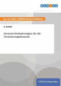Cover Steuerrechtsänderungen für die Versicherungsbranche