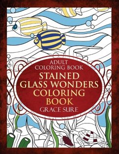 Adult Coloring Book - Stained Glass Wonders Coloring Book - Sure, Grace