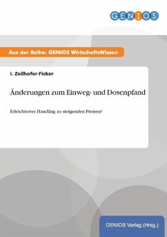 Änderungen zum Einweg- und Dosenpfand - Zeilhofer-Ficker, I.