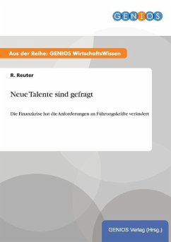 Neue Talente sind gefragt - Reuter, R.