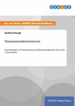 Finanztransaktionssteuer - Dengl, Gerhard